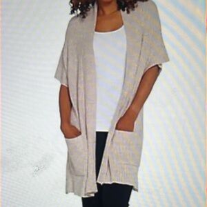 Barefoot Dreams CozyChic Lite Ribbed Kimono Cardigan